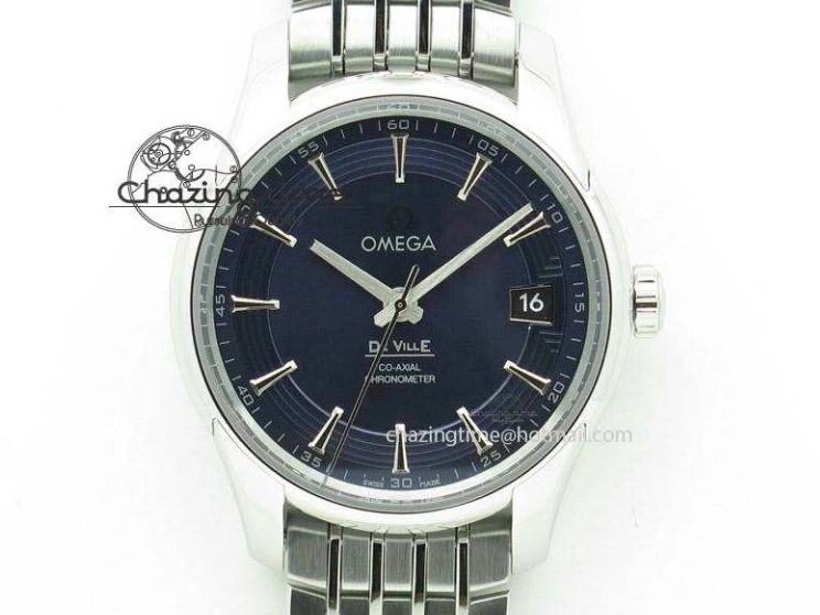 0421 AllSeason De Ville Power Reserve SS MKF 1:1 Best Edition Pink Dial on Black Leather Strap 7738